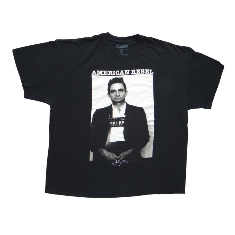 Johnny Cash American Rebel T-Shirt -‎ Iconic Style